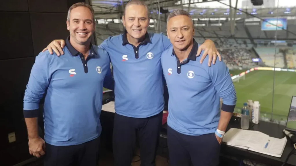 caio ribeiro luis roberto e paulo nunes comentaristas globo